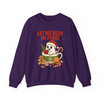 Ghost Reading Spooky Librarian Sweatshirt S-5XL