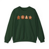 Gingerbread Cookie Winter Holiday Graphic Sweatshirt S-5XL