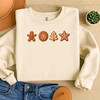 Gingerbread Cookie Winter Holiday Graphic Sweatshirt S-5XL