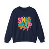 Brushstroke Coquette Bow Cute Gingerbread Design Sweatshirt S-5XL