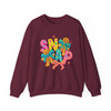 Brushstroke Coquette Bow Cute Gingerbread Design Sweatshirt S-5XL