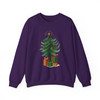 Colorful Coquette Glitter Tree Girly Bow Brushstroke Sweatshirt S-5XL