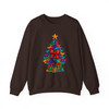 Colorful Coquette Glitter Tree Dalmantian Bow Brushstroke Sweatshirt S-5XL