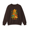 Patchwork Christmas Tree Trendy Holiday Sweatshirt S-5XL
