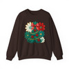 Colorful Boho Glitter Christmas Tree Floral Sweatshirt S-5XL