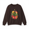 Coquette Pink Retro Christmas Tree Holiday Sweatshirt S-5XL