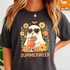 Summerween PNG Cute Ghost Halloween Sublimation Design T-shirt S-5XL