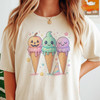 Halloween Popsicle Spooky Ice Cream Treats Fun Holiday T-shirt S-5XL