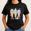 Halloween Popsicle Spooky Ice Cream Treats Fun Holiday T-shirt S-5XL