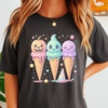 Halloween Popsicle Spooky Ice Cream Treats Fun Holiday T-shirt S-5XL