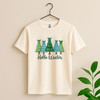 Hello Winter Retro Christmas Winter Sublimation Cozy Season T-shirt S-5XL