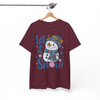 Let It Snow Cute Snowman Holiday Winter T-shirt S-5XL