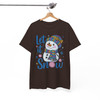 Let It Snow Cute Snowman Holiday Winter T-shirt S-5XL
