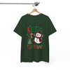 Let It Snow Winter Christmas Cute Snowman Leopard Tree T-shirt S-5XL