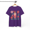 Boho Floral Nutcracker Holiday Christmas Preppy Festive T-shirt S-5XL