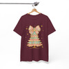 Iridescent Coquette Christmas Tree Girly Colorful Glitter Xmas T-shirt S-5XL