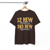 12 New Chapters 365 New Chances Motivational NYE T-shirt S-5XL