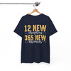 12 New Chapters 365 New Chances Motivational NYE T-shirt S-5XL