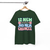 Retro 12 New Chapters Groovy 365 New Chances Aesthetic New Year T-shirt S-5XL