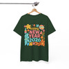 Happy New Year 2026 Retro Festive Holiday Outfit T-shirt S-5XL