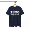 Happy New Year 2026 Disco Ball Retro Festive Sand T-shirt S-5XL