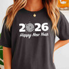 Happy New Year 2026 Disco Ball Retro Festive Sand T-shirt S-5XL
