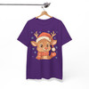 Cute Christmas Reindeer Festive Baby Reindeer Crewneck T-shirt S-5XL