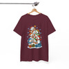 Festive Snowman Stack Cute Winter Wonderland Holiday T-shirt S-5XL