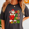 Santa Cocoa and Gnomes Ho Ho Ho Holiday Mug Crewneck Festive T-shirt S-5XL