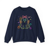 Neon Boo Halloween Cute Ghost Bow Sweatshirt S-5XL