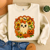 Coquette Cute Ghost Fall Halloween Sublimation Sweatshirt S-5XL