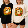 Coquette Cute Ghost Fall Halloween Sublimation Sweatshirt S-5XL