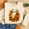 Original Spooky Ghost Autumn Pumpkin Watercolor Sweatshirt S-5XL