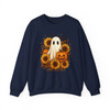 Original Spooky Ghost Autumn Pumpkin Watercolor Sweatshirt S-5XL