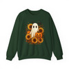 Original Spooky Ghost Autumn Pumpkin Watercolor Sweatshirt S-5XL
