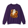 Original Spooky Ghost Autumn Pumpkin Watercolor Sweatshirt S-5XL