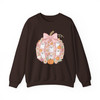 Pink Pumpkin Ghost Kawaii Halloween Floral Sweatshirt S-5XL