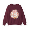 Pink Pumpkin Ghost Kawaii Halloween Floral Sweatshirt S-5XL