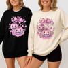 Cotton Candy Jack O’Lantern Pastel Pumpkin Ghost Sweatshirt S-5XL