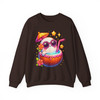 Summerween Ghost Coconut Drink Sublimation Cute Halloween Sweatshirt S-5XL