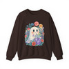 Retro Summerween Ghost Halloween Cocktail Sweatshirt S-5XL