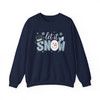 Let It Snow Winter Christmas Snowman Sublimation Sweatshirt S-5XL