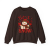 Let It Snow Snowman Winter Snowflakes Retro Christmas Sweatshirt S-5XL