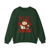 Let It Snow Snowman Winter Snowflakes Retro Christmas Sweatshirt S-5XL