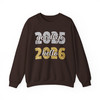 Goodbye 2025 Hello 2026 Glitter NYE Holiday Party Crewneck Sweatshirt S-5XL