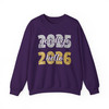 Goodbye 2025 Hello 2026 Glitter NYE Holiday Party Crewneck Sweatshirt S-5XL