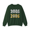 Goodbye 2025 Hello 2026 Glitter NYE Holiday Party Crewneck Sweatshirt S-5XL