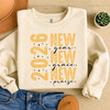 Christian New Year 2026 New Grace New Praise Religious NYE Sweatshirt S-5XL