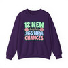 Retro 12 New Chapters Groovy 365 New Chances Aesthetic New Year Sweatshirt S-5XL