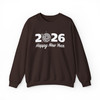 Happy New Year 2026 Disco Ball Retro Festive Sand NYE Sweatshirt S-5XL